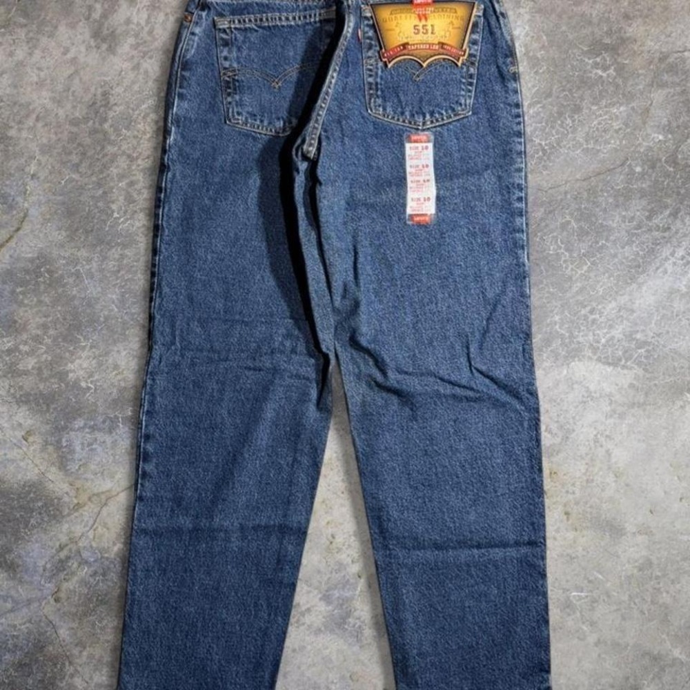 Vintage 90s‎ Levi's 551 Relaxed Fit Tapered Leg Jeans USA Made NWT Deadstock